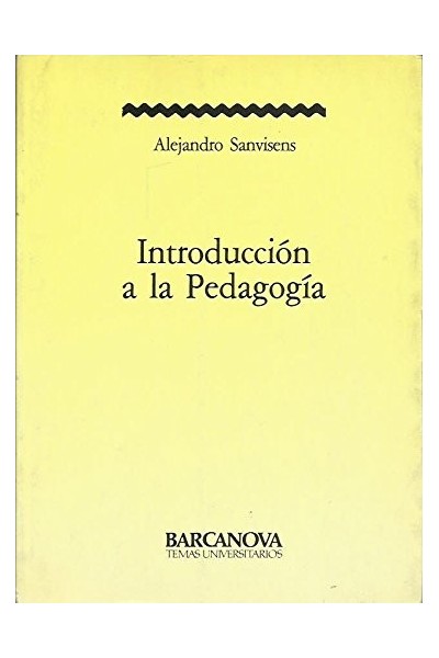 INTRODUCCIÓN A LA PEDAGOGÍA